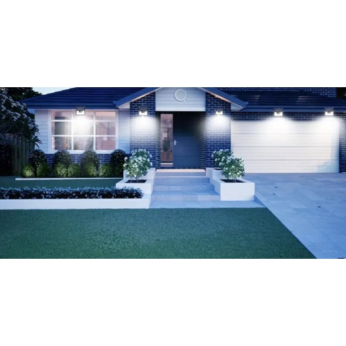 Pack Of 10 100LED Solar Motion Sensor Light Outdoor Wireless Solar Wall Lights Solar Security Lights for Fence Yard Garden Deck Garage