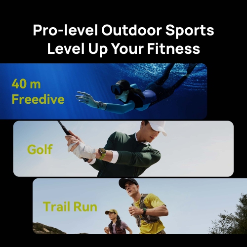 HUAWEI WATCH FIT4 Pro Smart Watch, 1.82" Sapphire screen & Titanium Alloy Bezel, GPS for Outdoor Enthusiasts, up to 10-Day Battery Life, iOS &