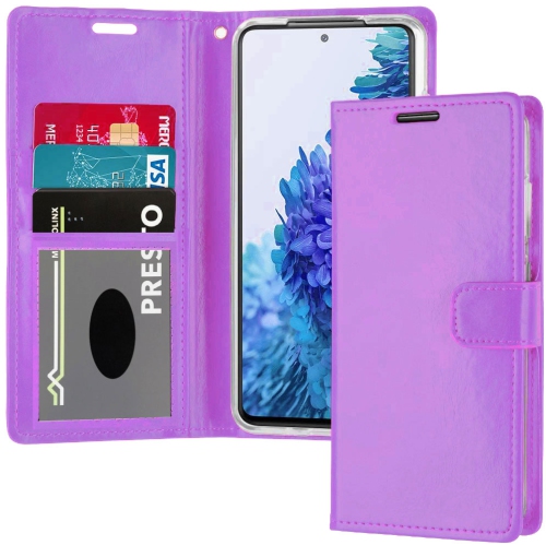 XCRS Flip Wallet PU Leather Cover Pouch with Card Slot, Lanyard Folio Case for Motorola Moto G Power 5G 2025