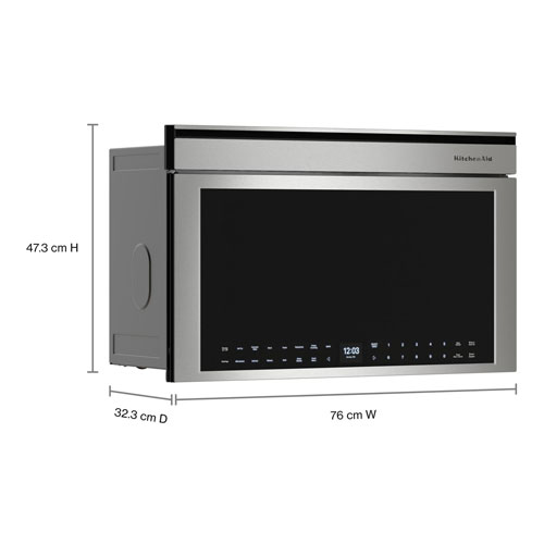Kitchenaid Built-In Microwave - 1.1 Cu. Ft. - PrintShield Stainless