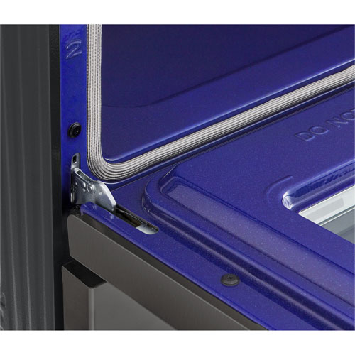 Cuisinière à gaz encastrable de 30 po à 5 brûleurs et à four à convection véritable de 6,3 pi³ de LG - Inox noir