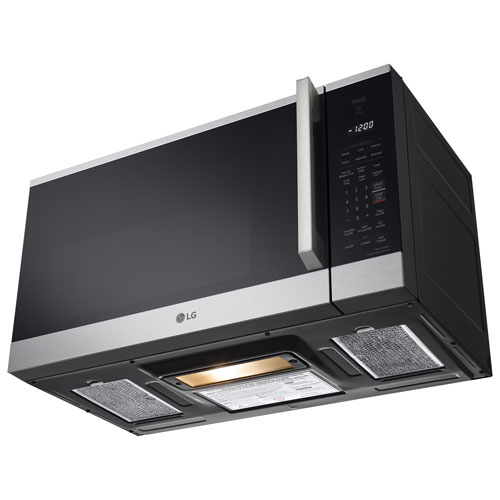 LG ThinQ Over-The-Range Microwave - 1.8 Cu. Ft. - Stainless Steel