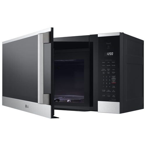 LG ThinQ Over-The-Range Microwave - 1.8 Cu. Ft. - Stainless Steel