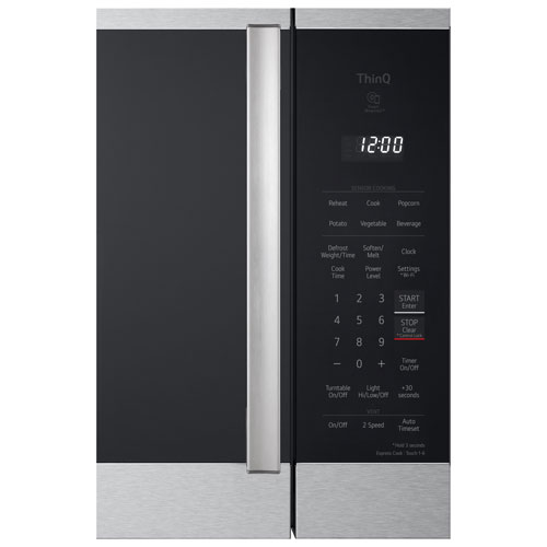 LG ThinQ Over-The-Range Microwave - 1.8 Cu. Ft. - Stainless Steel