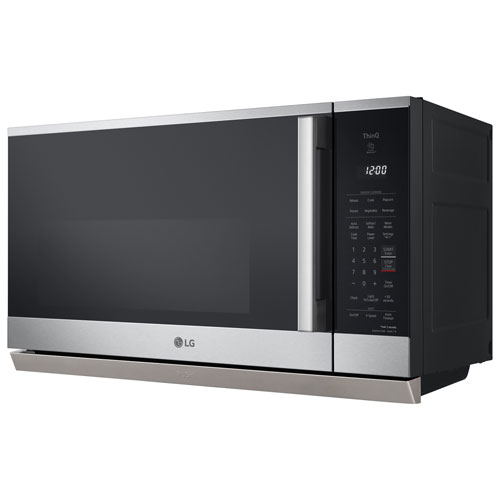 LG ThinQ Over-The-Range Microwave - 2.1 Cu. Ft. - Stainless Steel
