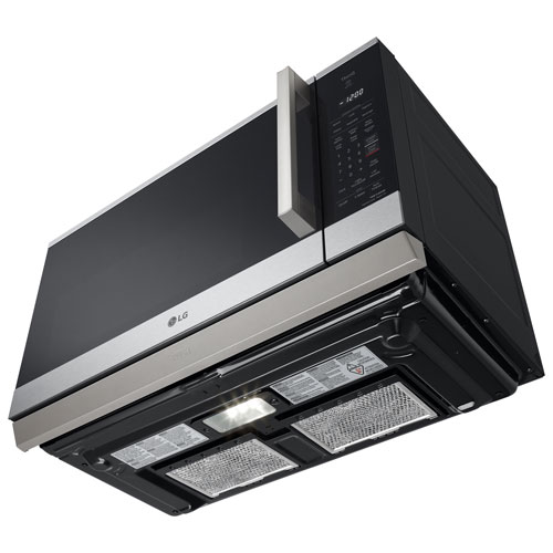 LG ThinQ Over-The-Range Microwave - 2.1 Cu. Ft. - Stainless Steel