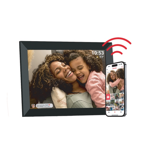 Image 1 of 1.. Artikl Frameo Classic WiFi Enabled Digital Photo Frame 10.1'' - Black