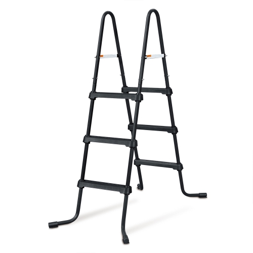 FUNSICLE  36" Surestep 3 Stair Outdoor Above Ground Swimming Pool Ladder In Black