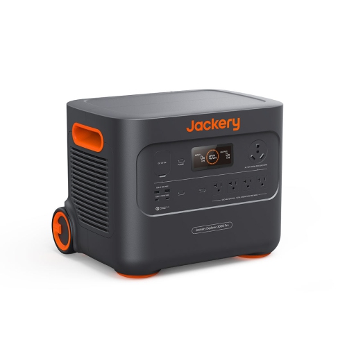 Jackery Portable Power Station Explorer 3000 Pro, Solar Generator with 3024Wh, 2.4H to Full Charge