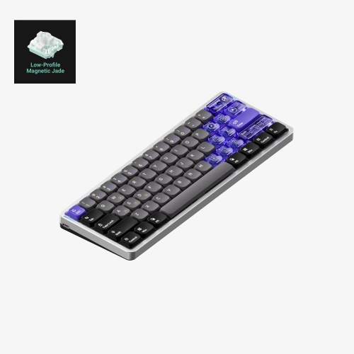 NuPhy Air60 HE RGB Low Profile Hotswap Wired Mechanical Gaming Keyboard – 60% Layout , Magnetic Jade Switches – Compatible with Windows,iOS,macOS and
