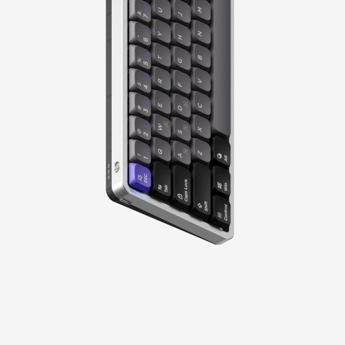 NuPhy Air60 HE RGB Low Profile Hotswap Wired Mechanical Gaming Keyboard – 60% Layout , Magnetic Jade Switches – Compatible with Windows,iOS,macOS and