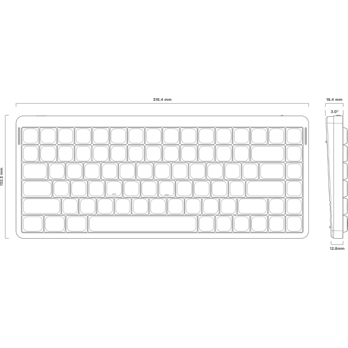 NuPhy Air75 HE RGB Low Profile Hotswap Wired Mechanical Gaming Keyboard – 75% Layout , Magnetic Jade PRO Switches – Compatible with Windows,iOS,macOS