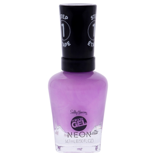 SALLY HANSEN  Miracle Gel Neon - 054 Violet By for Women - 0.5 OZ Nail Polish