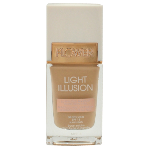 Light Illusion Foundation SPF 18 - L3 Nude by Flower Beauty for Women - 1 oz Foundation