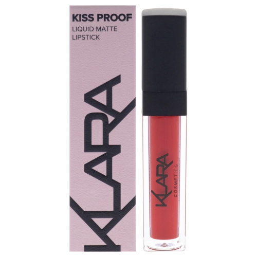 KLARA  Kiss Proof Liquid Matte Lipstick - 5 Flaming By for Women - 0.27 OZ Lipstick In Red