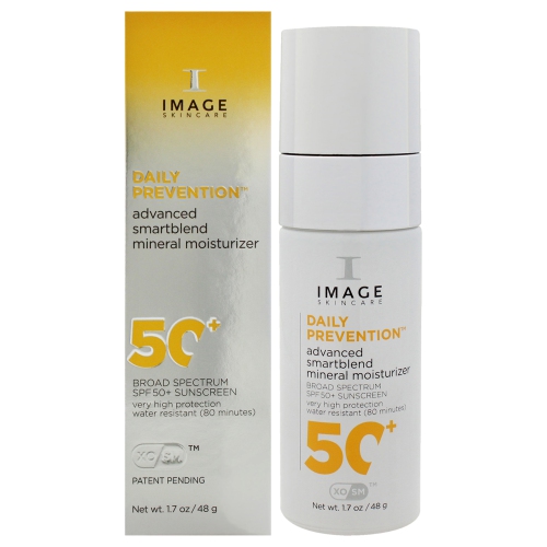 Daily Prevention Advanced Smartblend Mineral Moisturizer SPF 50 by Image for Unisex - 1.7 oz Sunscreen