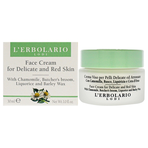 LERBOLARIO  Face Cream for Delicate And Skin By for Women - 1 OZ Cream In Red