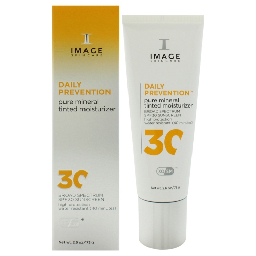 Daily Prevention Pure Mineral Tinted Moisturizer SPF 30 by Image for Unisex - 2.6 oz Sunscreen