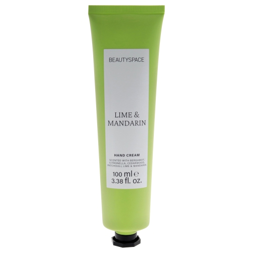 BEAUTYSPACE  Beauty Space Hand Cream - And Mandarin By for Unisex - 3.38 OZ Cream In Lime