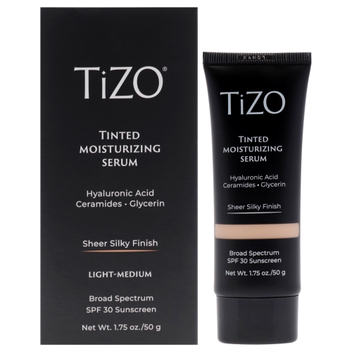 TIZO  Tinted Moisturizing Serum Spf 30 - Light Medium By for Women - 1.75 OZ Serum