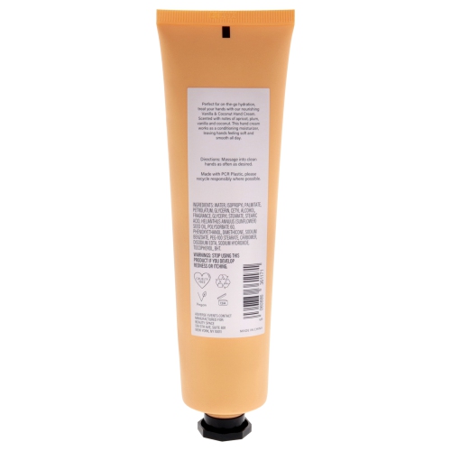 BEAUTYSPACE  Beauty Space Hand Cream - Vanilla And Coconut By for Unisex - 3.38 OZ Cream