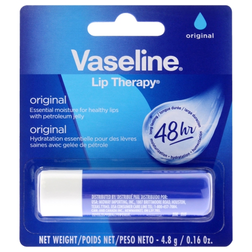 Lip Therapy Original Petroleum Jelly by Vaseline for Women - 0.16 oz Lip Balm