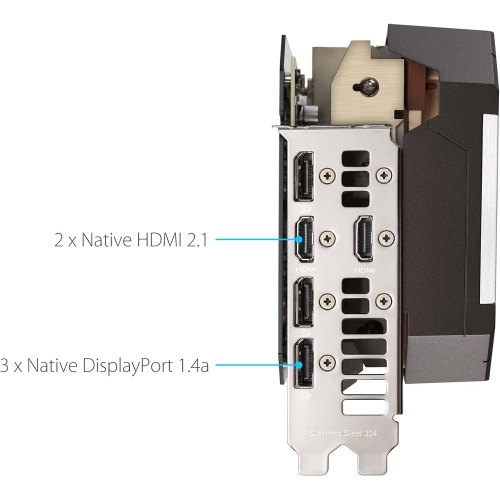 Refurbished - ASUS NVIDIA GeForce RTX 3070 Noctua OC Edition Graphics Card (PCIe 4.0, 8GB GDDR6, HDMI 2.1, DisplayPort 1.4a, Noctua NF-A12x25 PWM