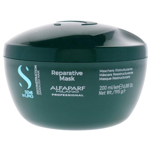 Semi Di Lino Reconstruction Reparative Mask by Alfaparf Milano for Unisex - 6.88 oz Masque