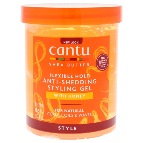 Anti Shedding Styling Gel with Honey - Flexible Hold by Cantu for Unisex - 18.5 oz Gel