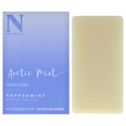 DR. NATURAL  Castile Bar Soap - Arctic By for Unisex - 4 OZ Soap In Mint