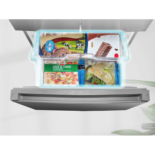 Midea 30" 18.4 Cu. Ft. French Door Refrigerator - Stainless Steel