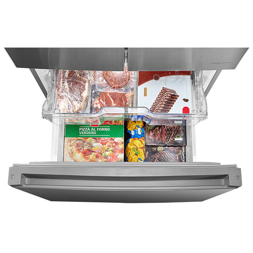 Midea 30" 18.4 Cu. Ft. French Door Refrigerator - Stainless Steel