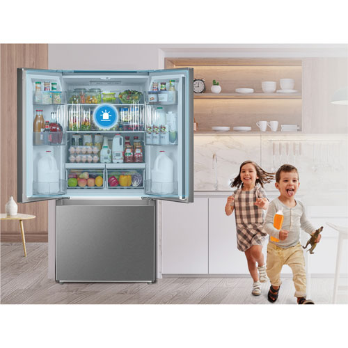 Midea 30" 18.4 Cu. Ft. French Door Refrigerator - Stainless Steel