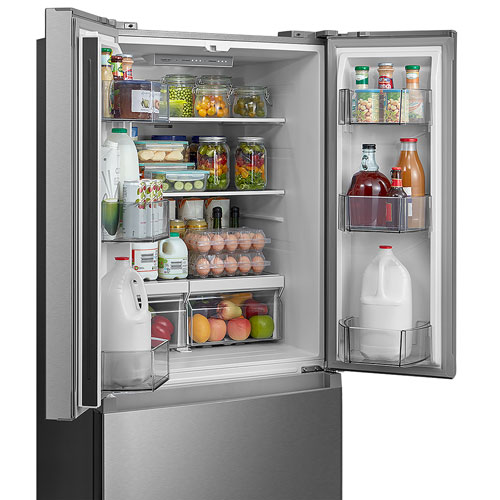Midea 30" 18.4 Cu. Ft. French Door Refrigerator - Stainless Steel