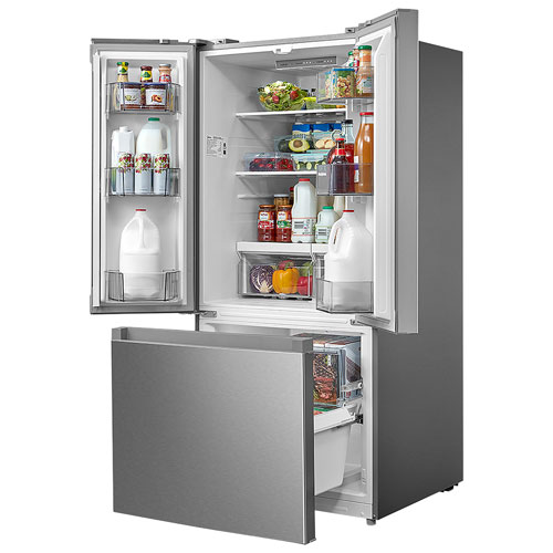Midea 30" 18.4 Cu. Ft. French Door Refrigerator - Stainless Steel