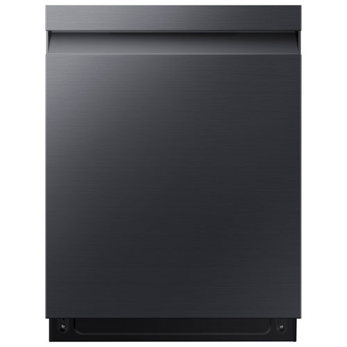 Samsung 24" 46dB Built-In Dishwasher with Third Rack - Matte Black Steel