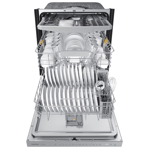 Samsung 24" 46dB Built-In Dishwasher with Third Rack (DW80CG5450SRAA) - Stainless Steel