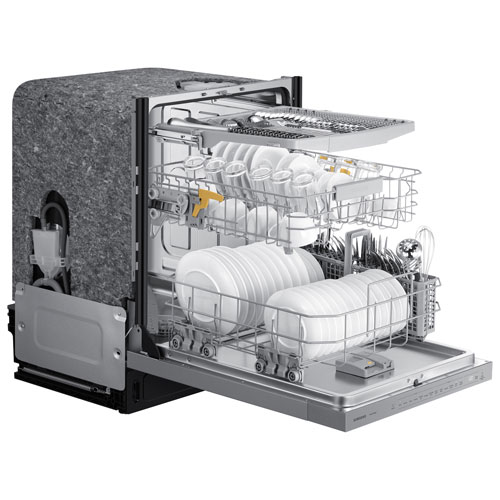 Samsung 24" 46dB Built-In Dishwasher with Third Rack (DW80CG5450SRAA) - Stainless Steel
