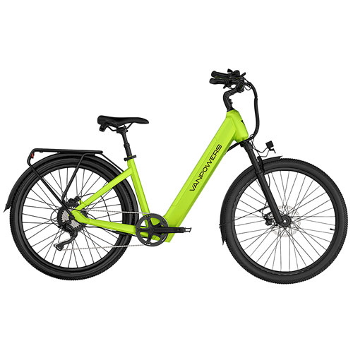 Vanpowers Urban Glide Standard Step-Through Fat-Tire Electric Bike (500W Motor/104km Range/32km/h Top Speed