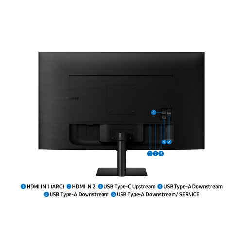 Samsung M7 43" 4K Ultra HD 60Hz 4ms GTG VA LED Smart Gaming Monitor (LS43FM702UNXZA) - Black