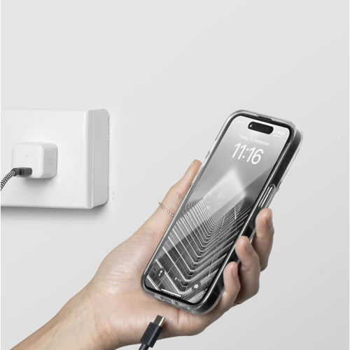 Native Union 30W PD GaN USB-C Wall Charger with USB-C Cable - White/Zebra