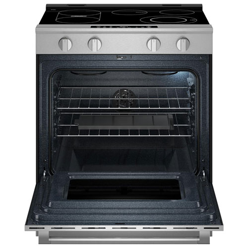 Cuisinière électrique encastrable à surface lisse 5,3 pi³ 30 po de Maytag - Acier inoxydable résistant aux traces de doigts
