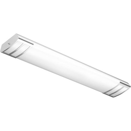 4FT LED Light Fixture, 40W, 4500LM, 4000K Neutral White, 48 Inch LED Linear Flush Mount Lights, 4 Foot Kitchen Ceiling Light for Craft Room, Laundry