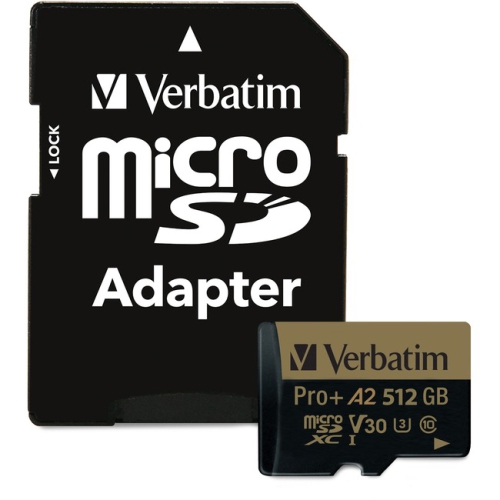 VERBATIM  Pro+ 512GB Microsdxc Card (70393)