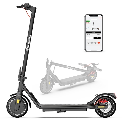 5TH WHEEL B20 Electric Scooter for Adults, 18MPH, 12.4 Miles Range, 8.5" Solid Tires, Turn Signals, Dual Braking, Foldable Commuter E-Scooter with