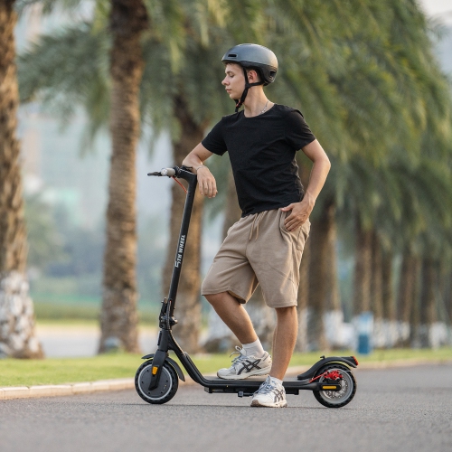 5TH WHEEL B20 Electric Scooter for Adults, 18MPH, 12.4 Miles Range, 8.5" Solid Tires, Turn Signals, Dual Braking, Foldable Commuter E-Scooter with