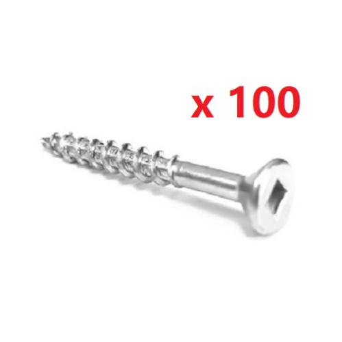 Robertson Pan Type A Zinc Steel 100 pcs #10, 1-1/2 Screws