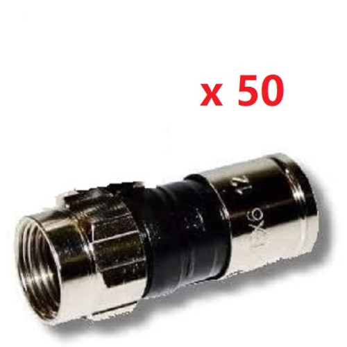 PPC EX6XLPLUS Universal RG6 Compression Connectors 50pcs