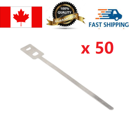 Aluminum Cable Tie, 50 pcs