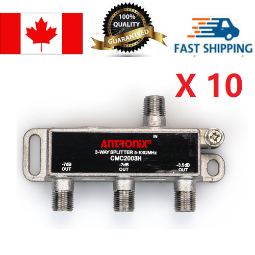 Antronix 3-Way Splitter, CMC2003H 10pcs